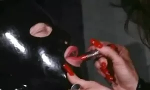 خروس عکس سکس پسر با مامان بزرگ با یک قاشق شلخته جوان در گلو و الاغ